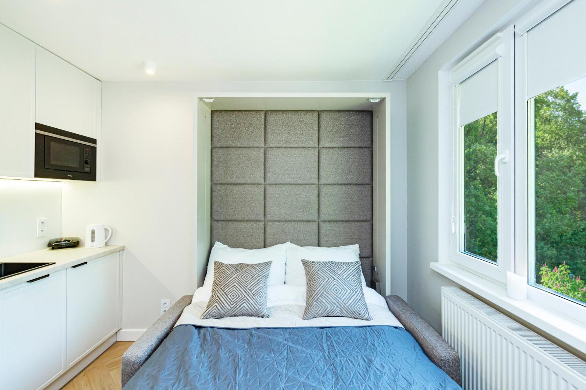 Batorego Grey - Stacja Metra 300m - Bezplatny Parking Apartament